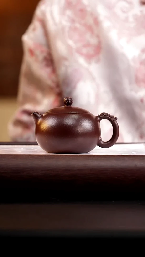 茶壶紫砂龙血砂云龙西施180cc