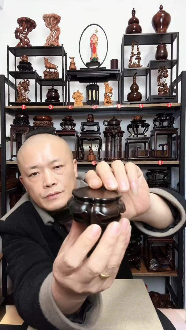 紫砂底座木内径5.6