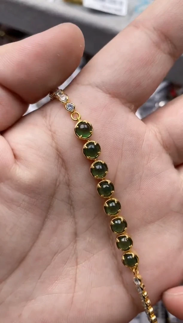 【闪购商品】翡翠戒指银S925镶嵌777777---8