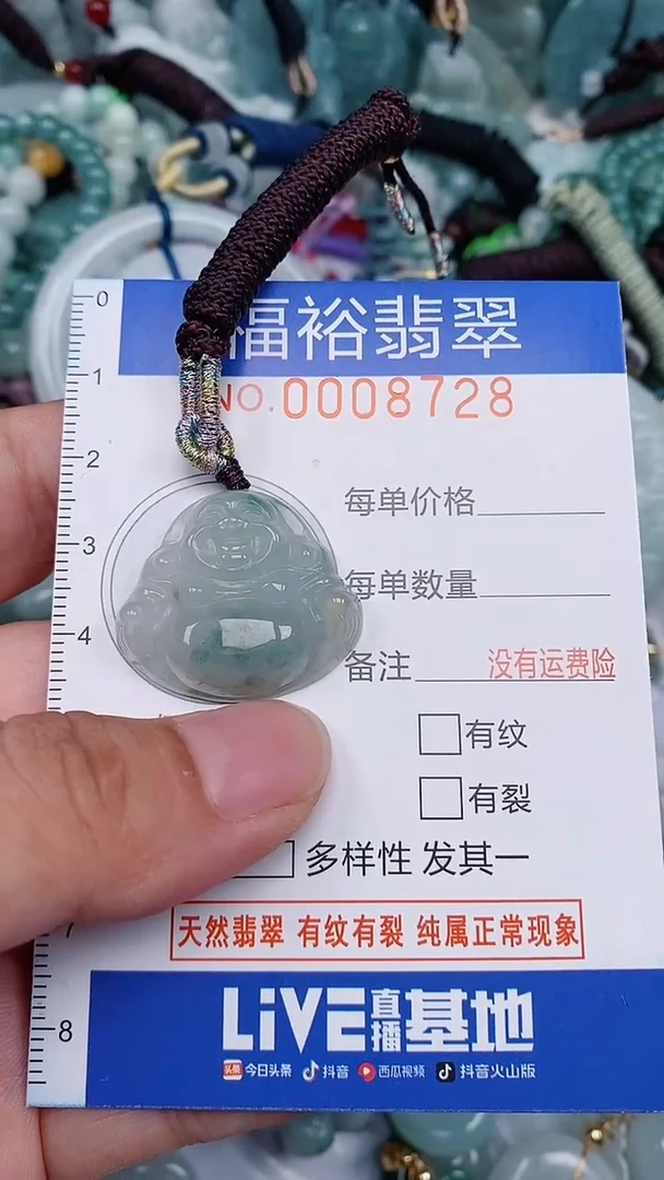 翡翠未镶嵌颈饰...0008728