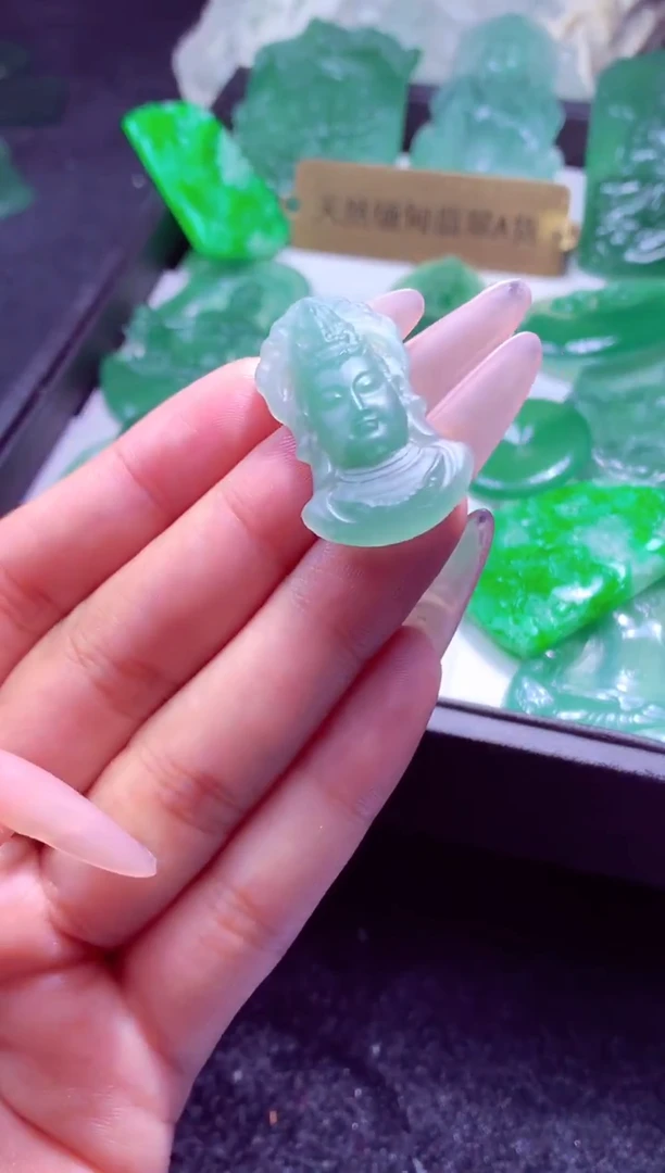 未镶嵌定制翡翠涛*天然缅甸翡翠A货 基地发货多样性发货其一