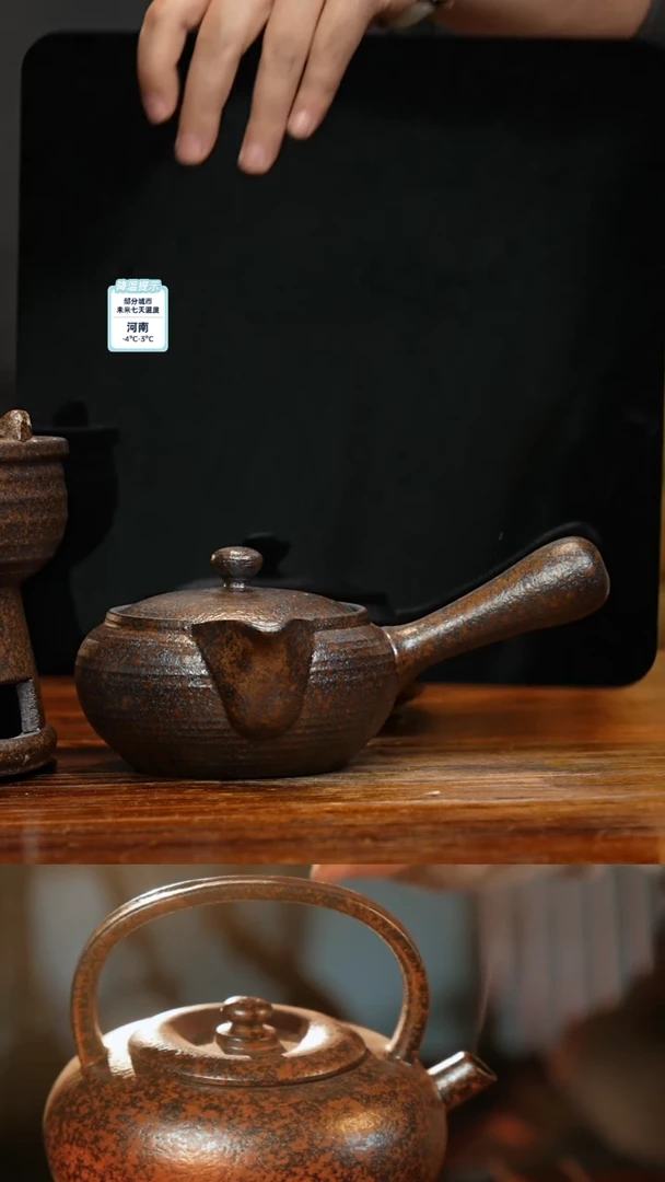 【闪购商品】紫砂茶壶八戒茶器-古法柴烧