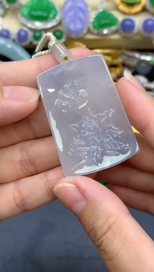 颈饰未镶嵌翡翠40-中国好珍宝