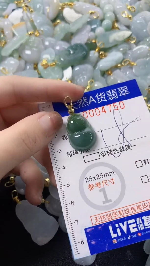 颈饰未镶嵌翡翠天然A货翡翠