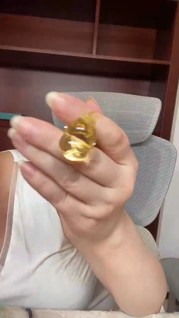 银S925镶嵌琥珀戒指戒指