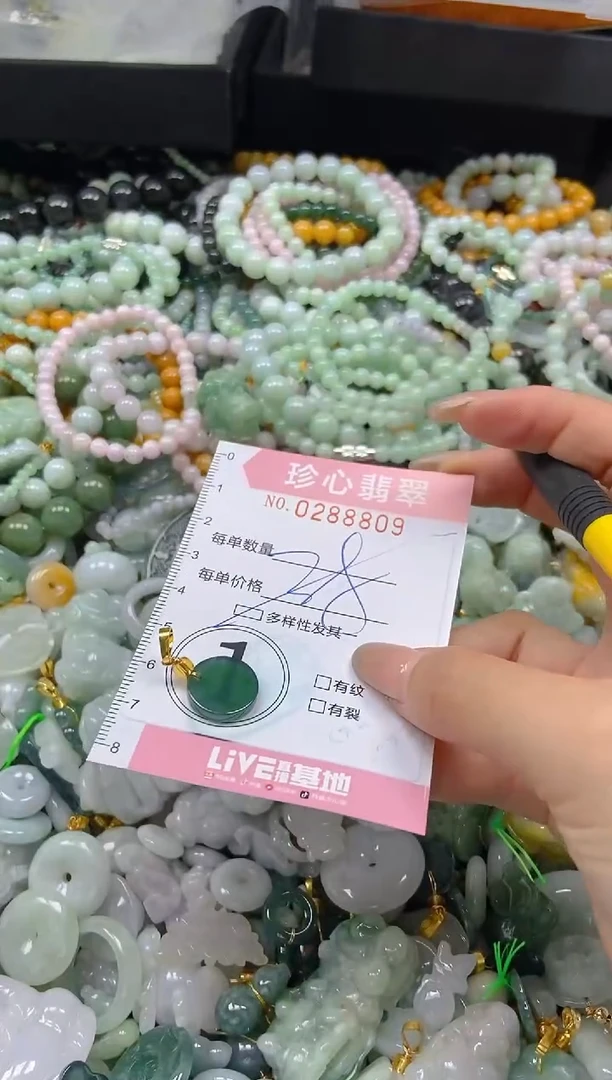 翡翠未镶嵌颈饰闪购0288809多样性发其一