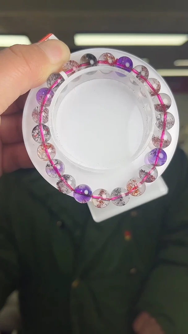 【闪购商品】水晶手链未镶嵌天然超七手串多样性发一9mm