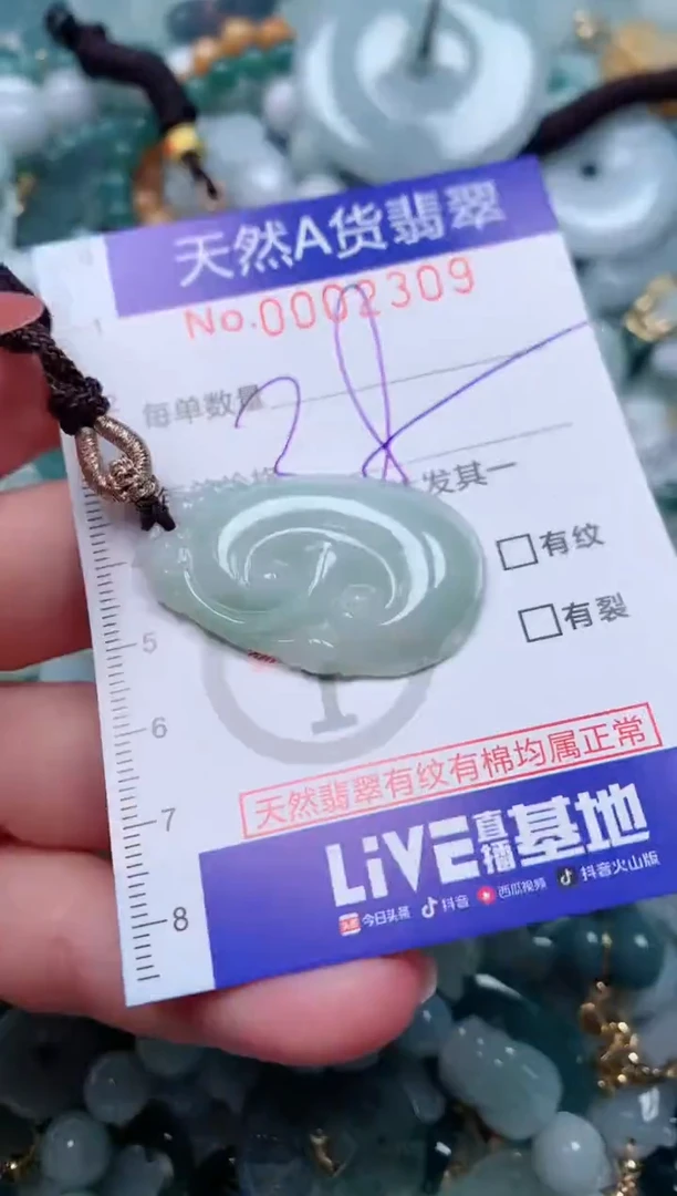 【闪购商品】翡翠颈饰未镶嵌00002309