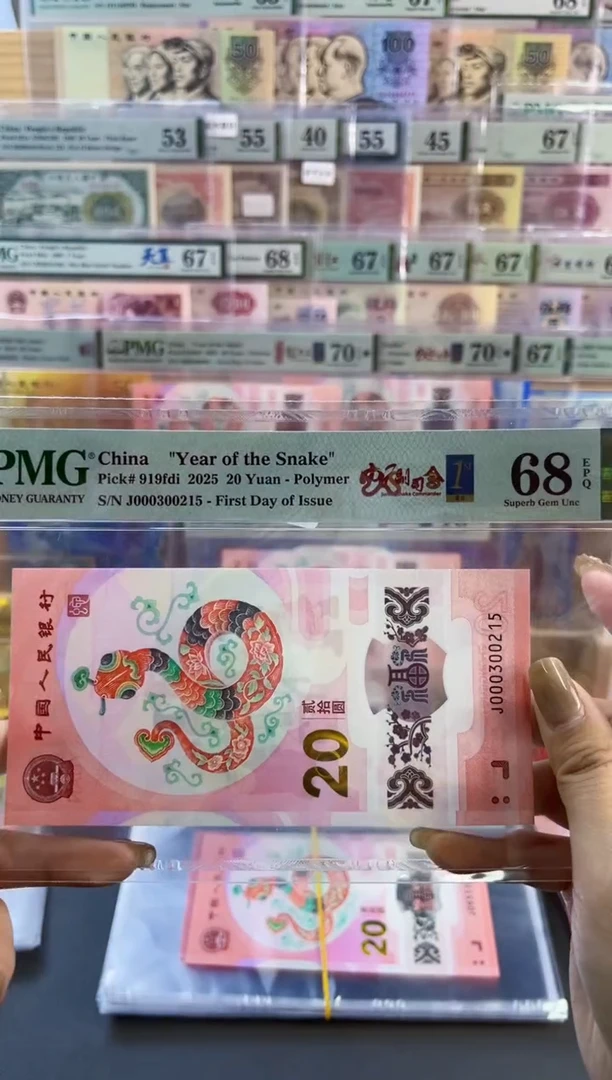【闪购商品】塑料蛇副司令首日标 PMG68分尾215