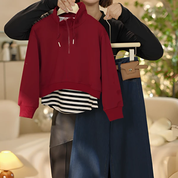 【现货在仓】2025新款春秋儿童红色洋气时髦运动时尚休闲百搭套装