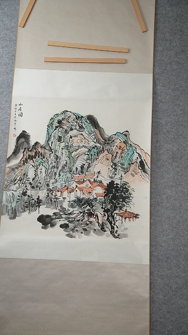 国画6622  吴淑华绘画卷轴