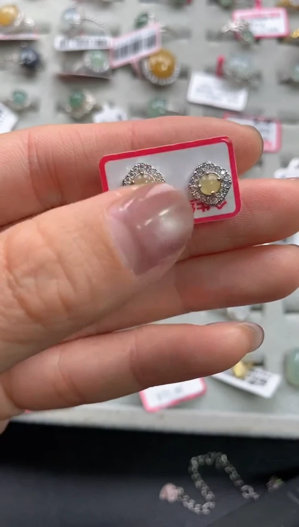 【闪购商品】翡翠戒指银S925镶嵌11111--8