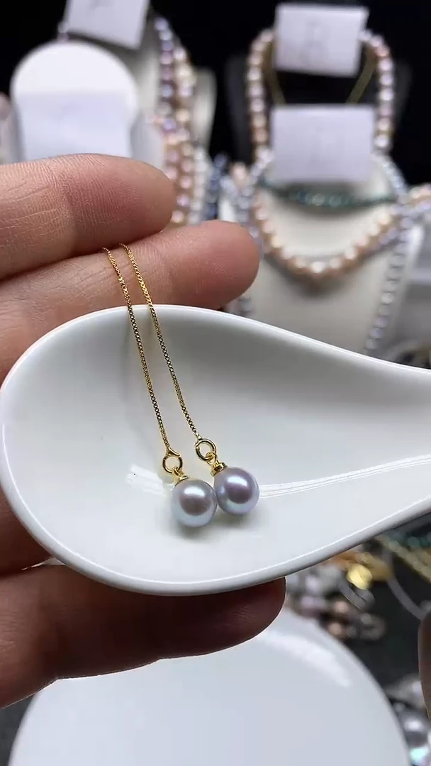 【闪购商品】淡水珍珠耳饰未镶嵌多人