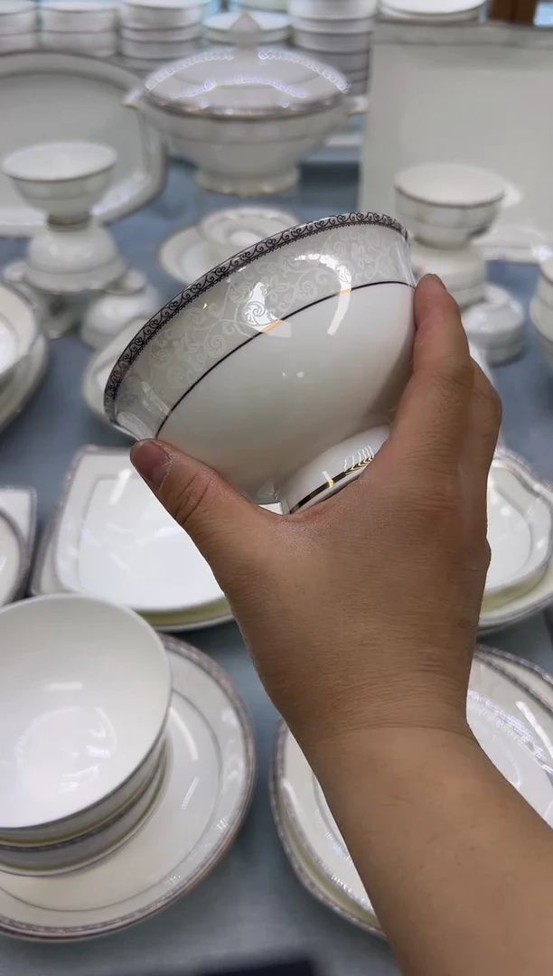 骨瓷玲珑5高10个