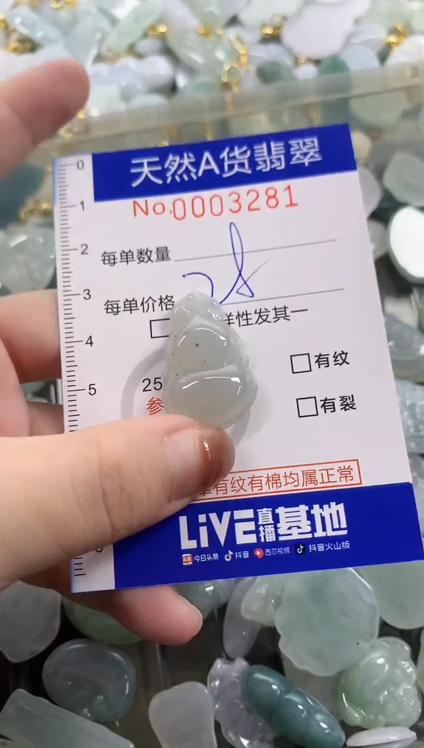 颈饰未镶嵌翡翠天然A货翡翠