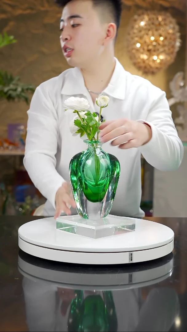 琉璃湖水蓝祖母绿双色香薰瓶