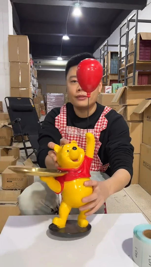 【闪购商品】杯维尼拿气球托盘摆件