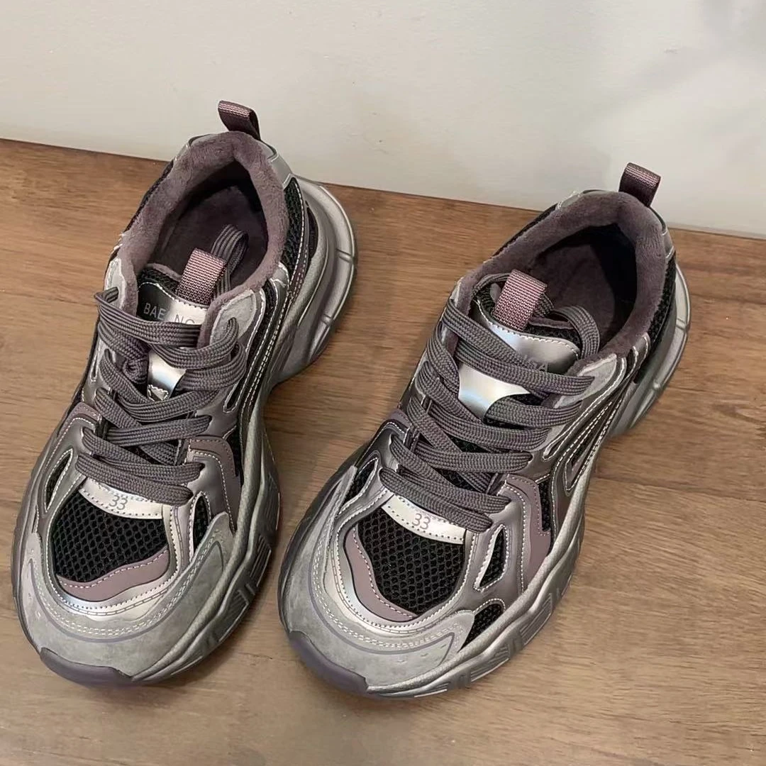 休闲鞋-012-69增高百搭厚底老爹鞋