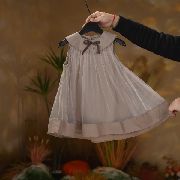 童装春秋女童时尚韩版纱裙