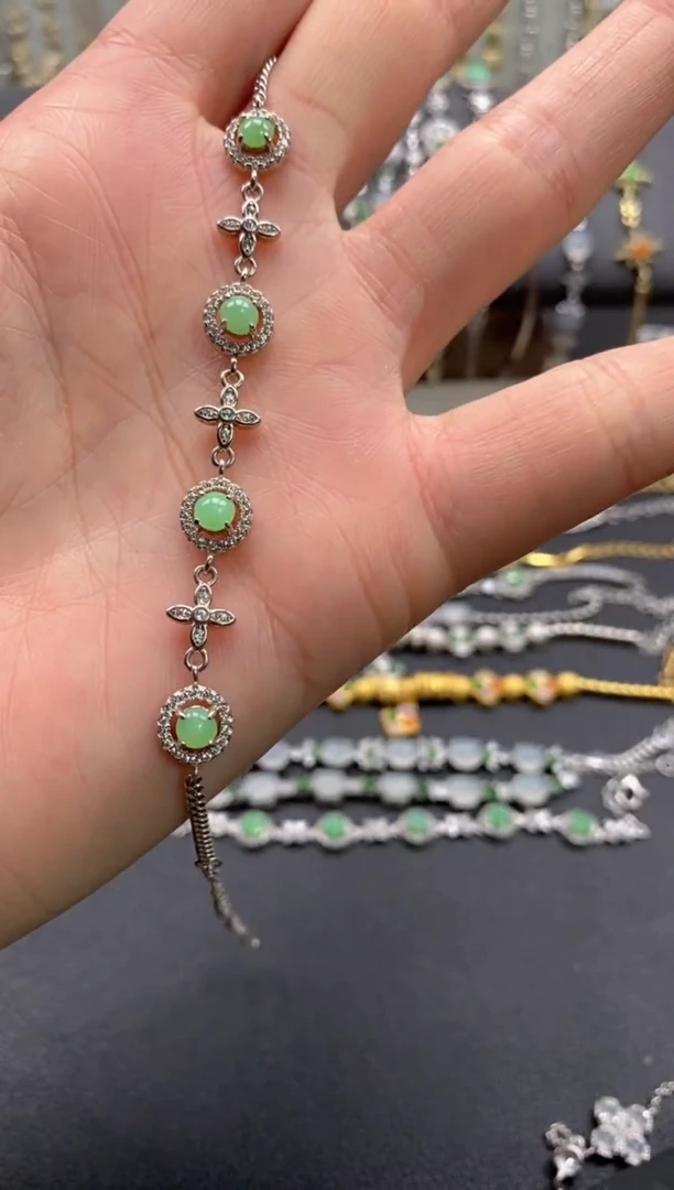 【闪购商品】翡翠戒指银S925镶嵌11111--1