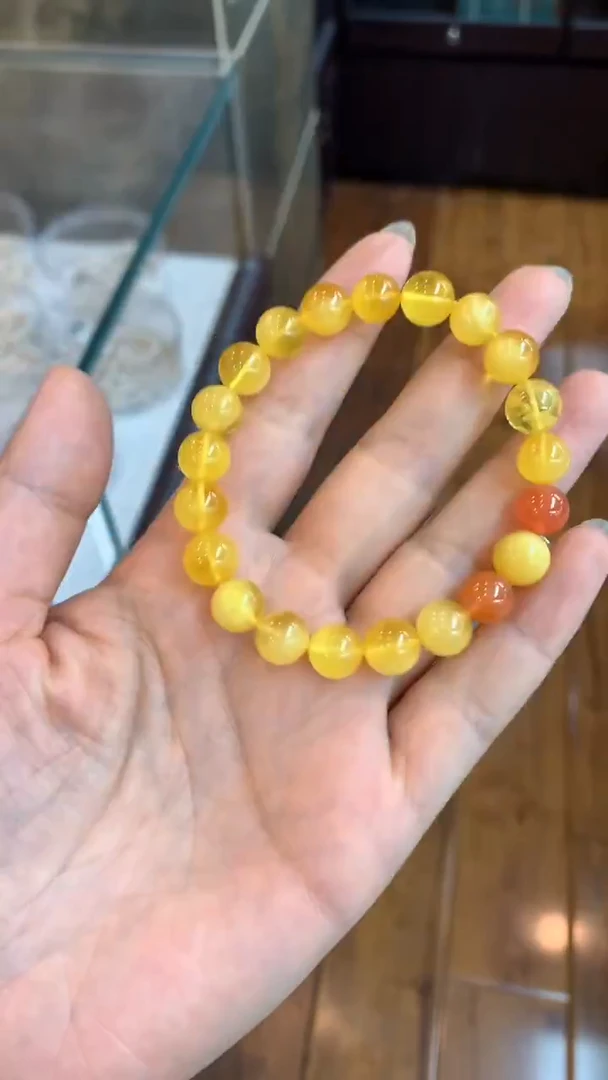 手链琥珀未镶嵌蜜蜡手链