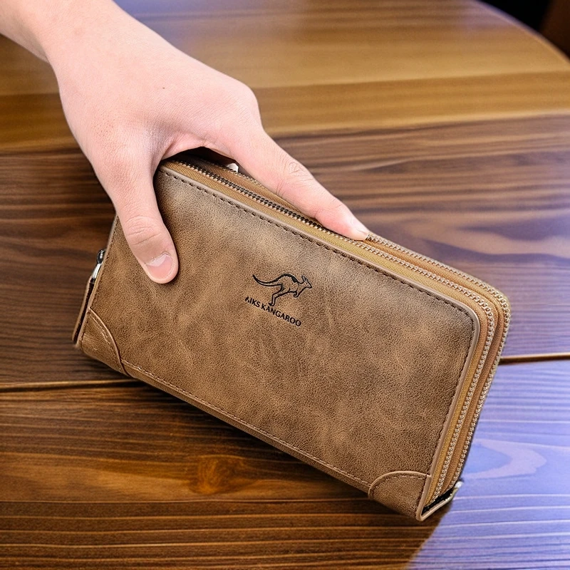 男士手包新款2025爆款包包男款钱包长款手拿包男士大容量银行卡包