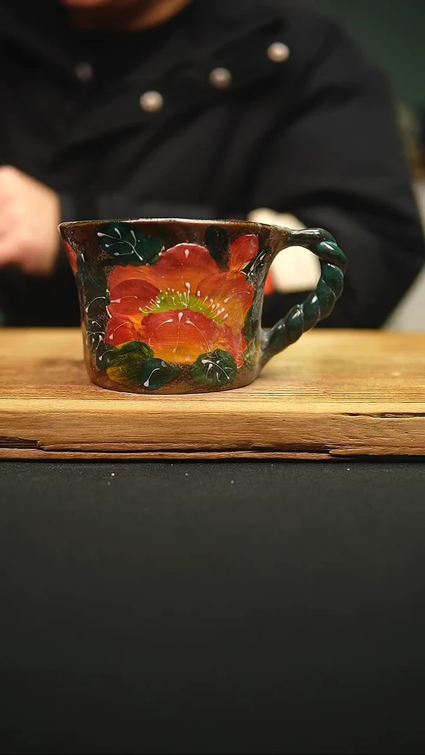 @@陶园瓷舍@@纯手工手绘@高温釉下彩