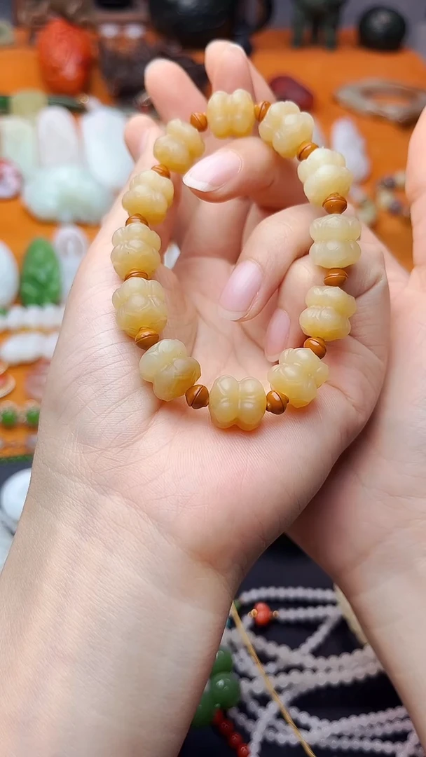 未镶嵌手串和田玉手串
