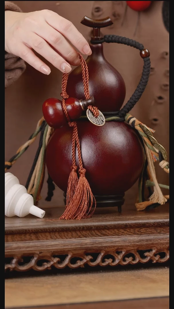187号精品天然大漆酒葫芦一物一拍~