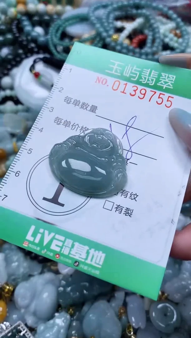 翡翠未镶嵌颈饰闪购0139755