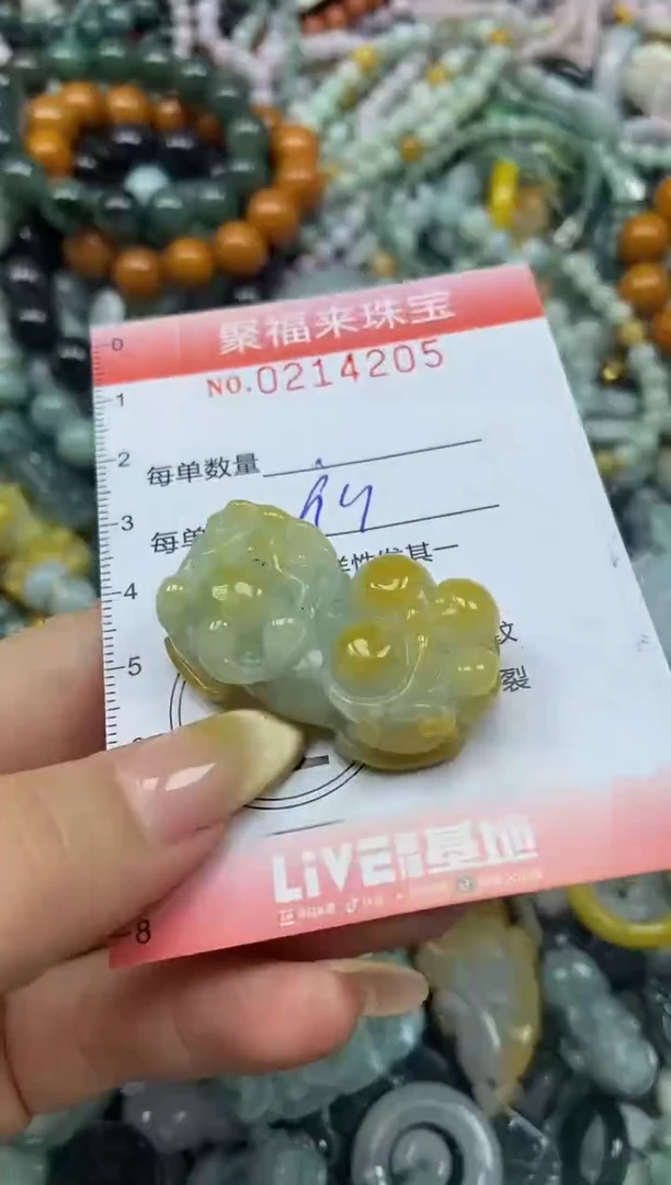 翡翠挂件未镶嵌闪购0214205