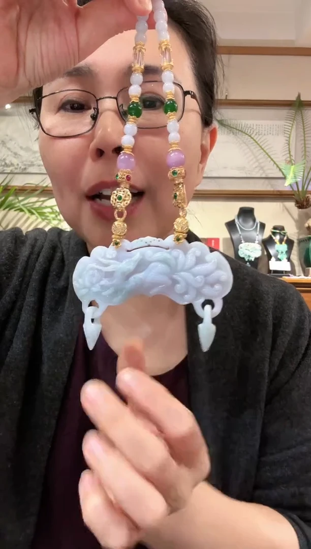【闪购商品】翡翠颈饰未镶嵌国风