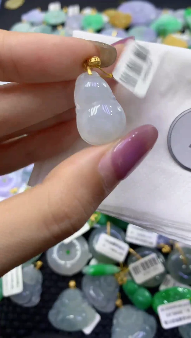 颈饰未镶嵌翡翠天然缅甸翡翠A货