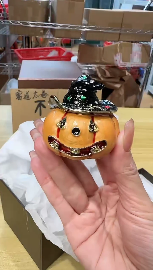 【闪购商品】茶宠珐琅首饰盒摆件AD101