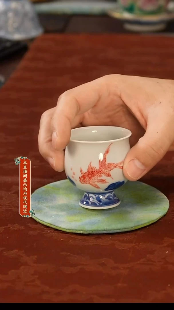 陶瓷景德镇手工手绘卡哇伊美器