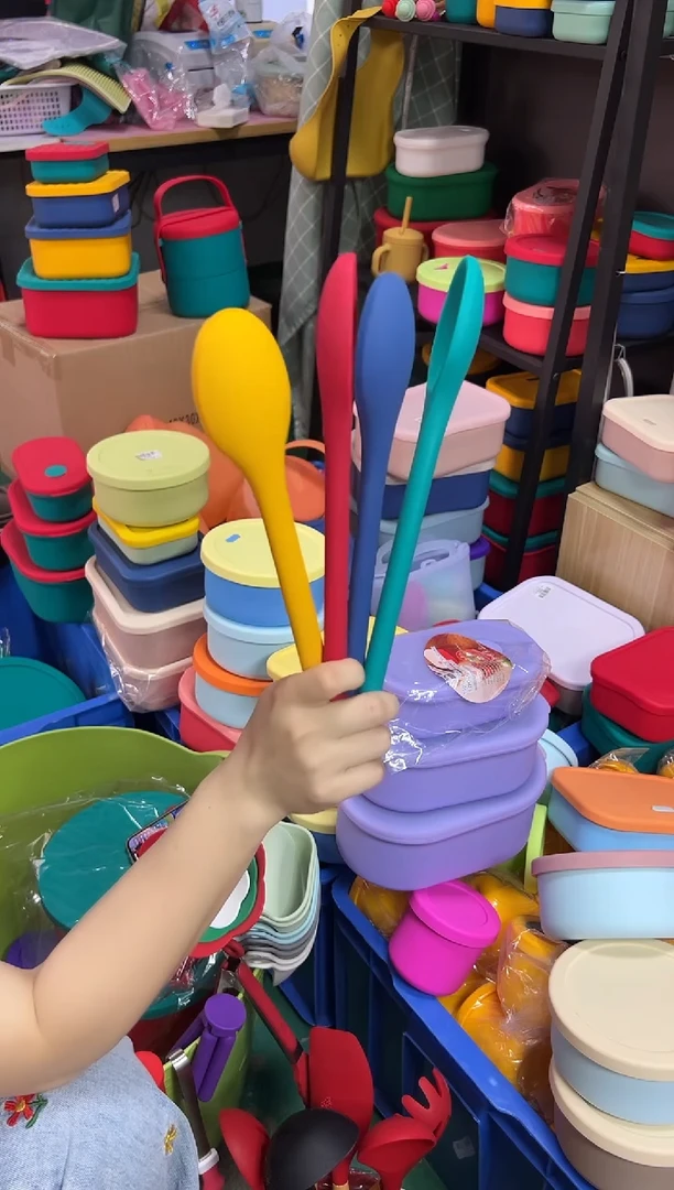 硅胶长款 搅拌勺 颜色随机发1个