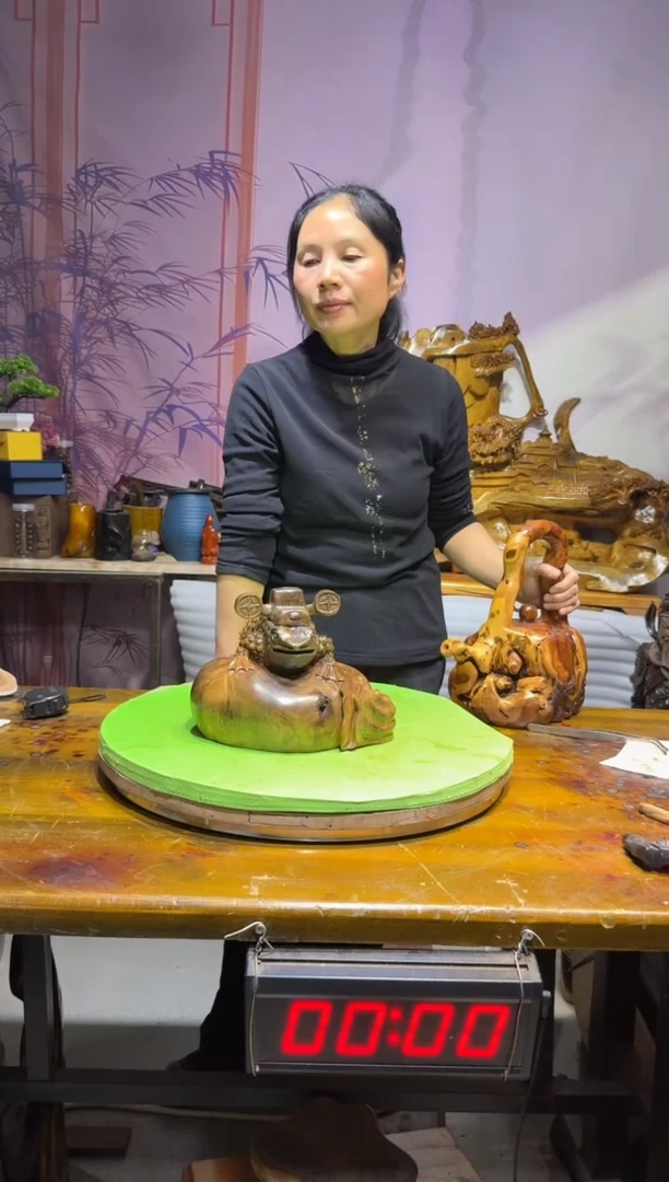 金丝楠星*金丝楠木雕刻摆件