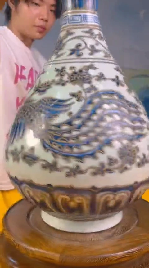 摆件景德镇陶瓷青花摆件104