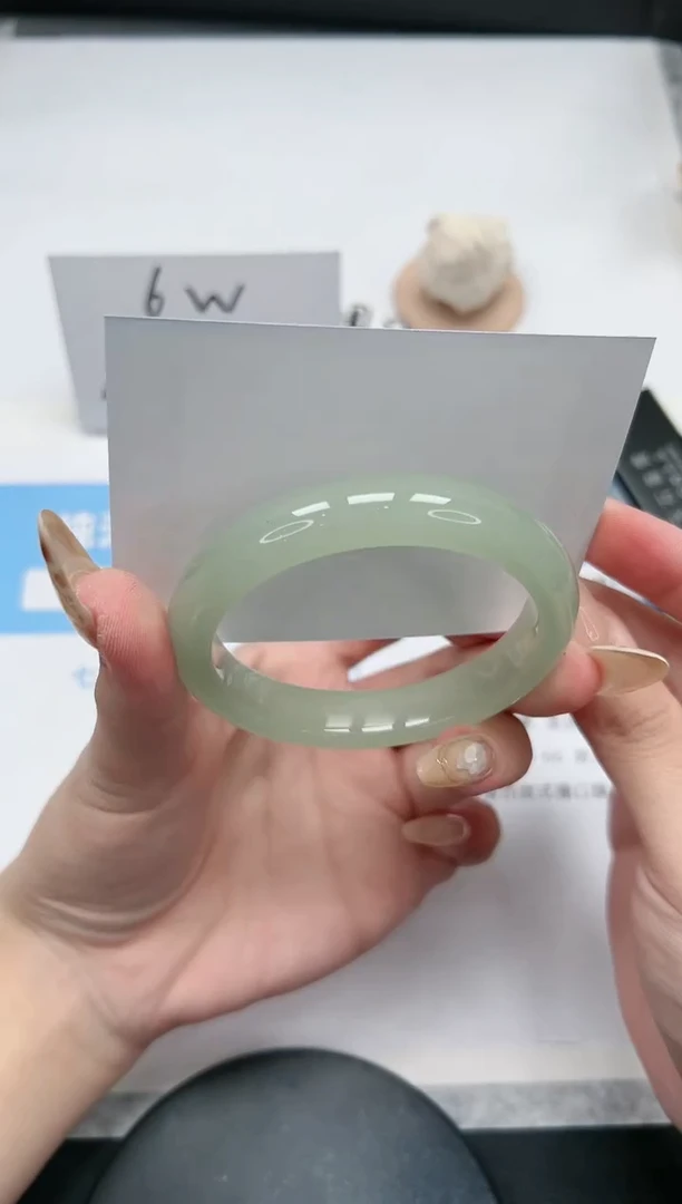 【闪购商品】石英质玉手镯未镶嵌305/东陵56.6