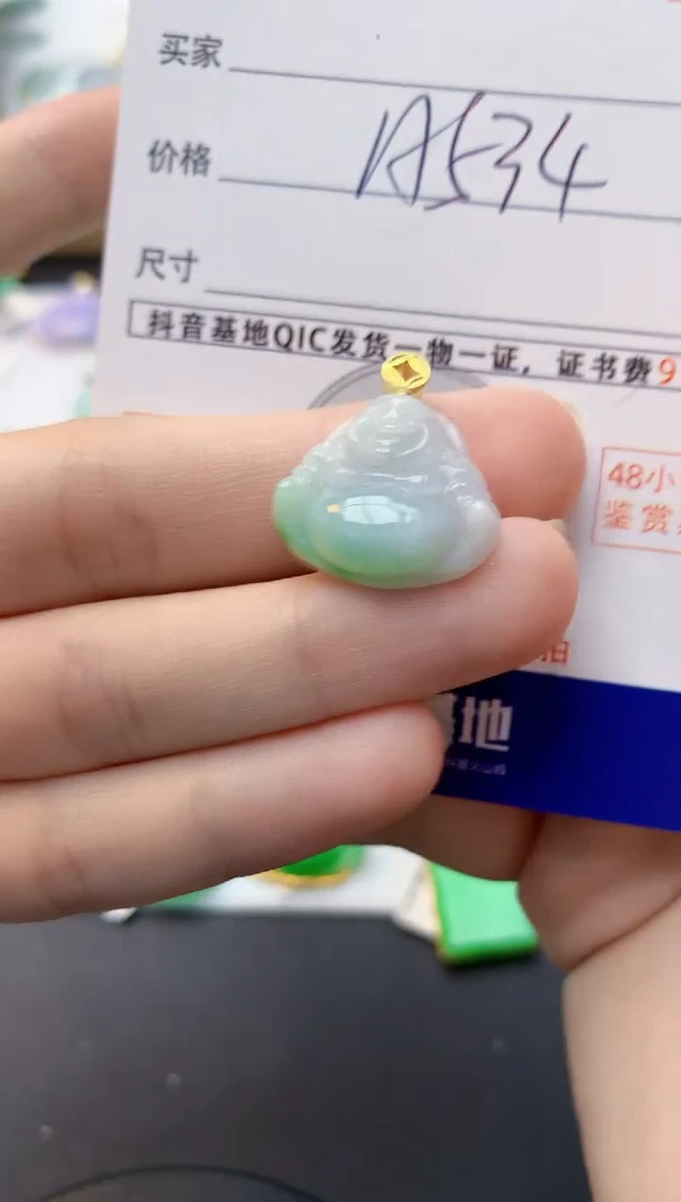颈饰未镶嵌翡翠天然缅甸A货翡翠