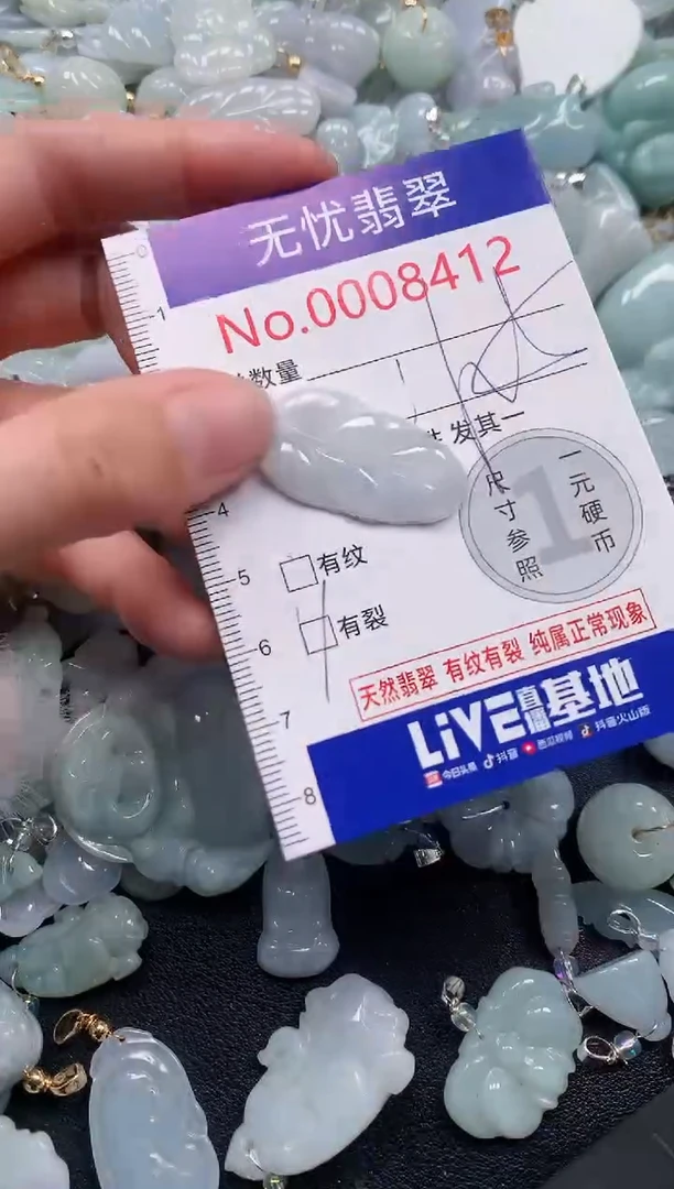 颈饰未镶嵌翡翠8412