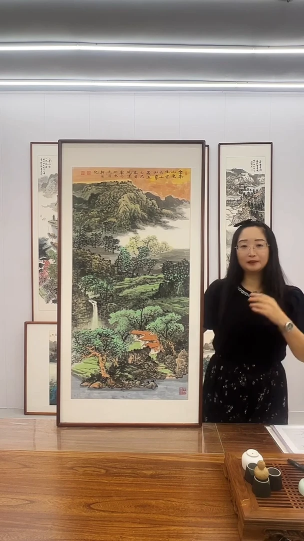 国画张现军   120*60  山水