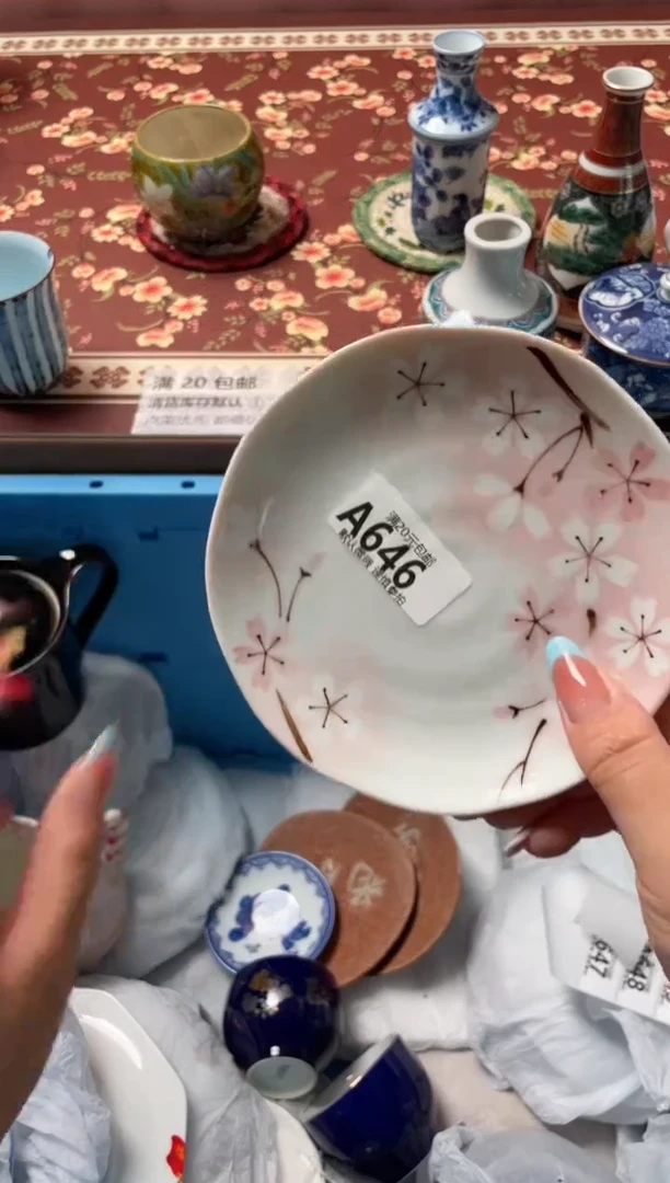 瓷片游***儿瓷器瓷器A646