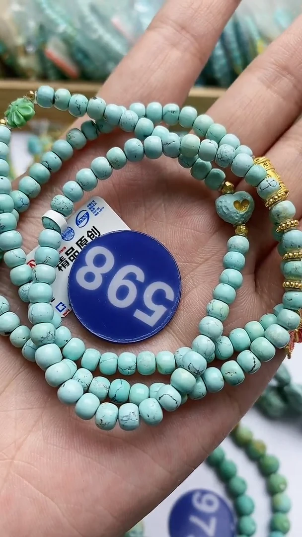 【闪购商品】绿松石手链银S925镶嵌598