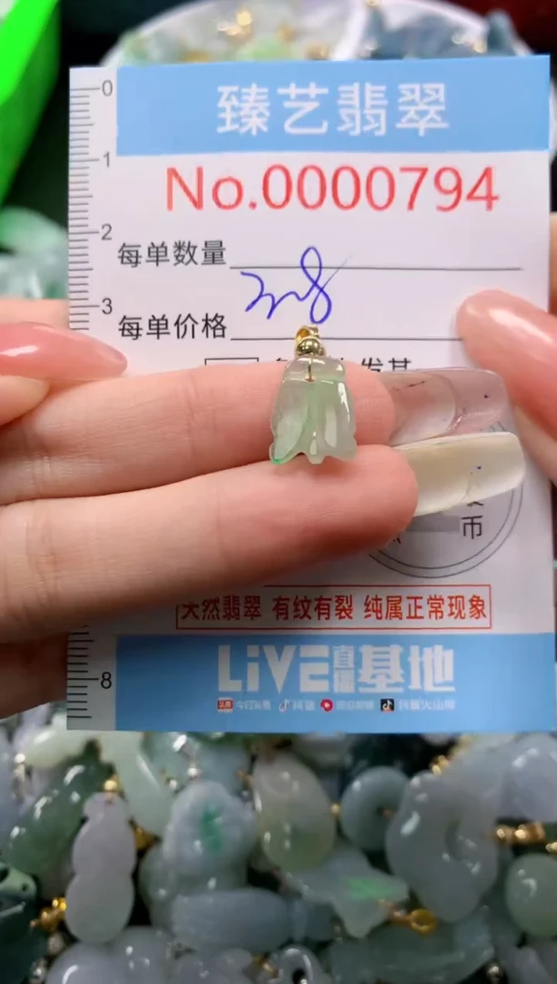 翡翠未镶嵌吊坠(不含链)794