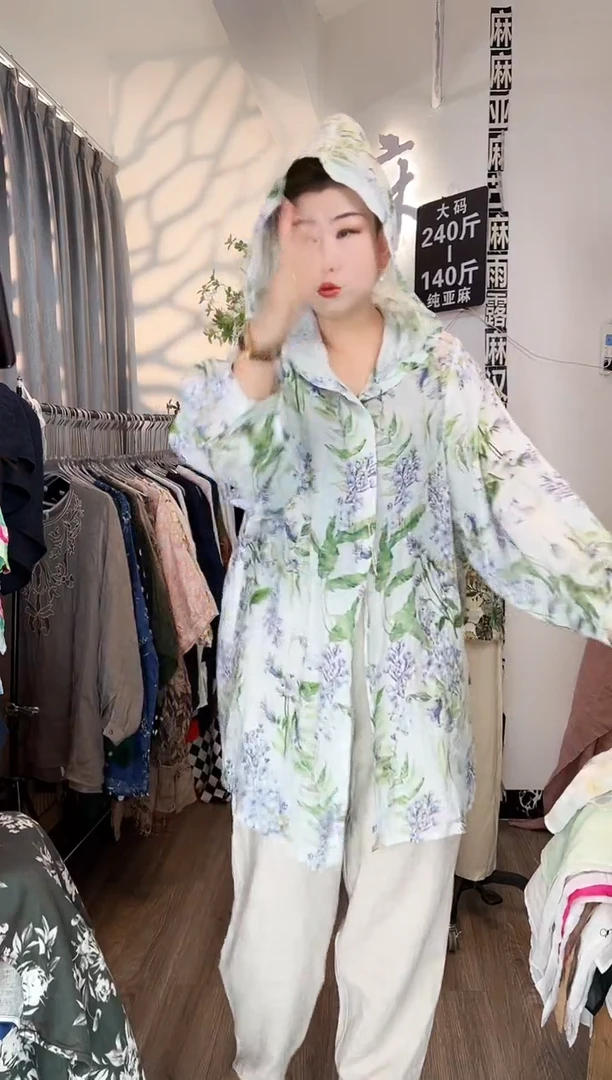 亚麻大码女装系列。