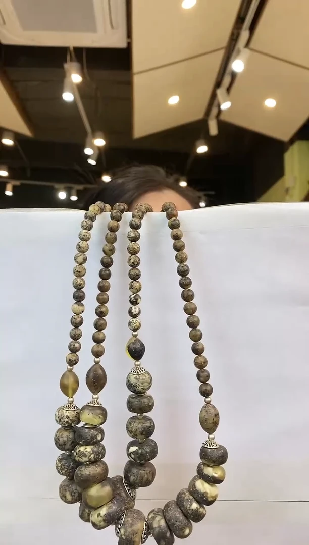 【闪购商品】琥珀颈饰未镶嵌多样性发一