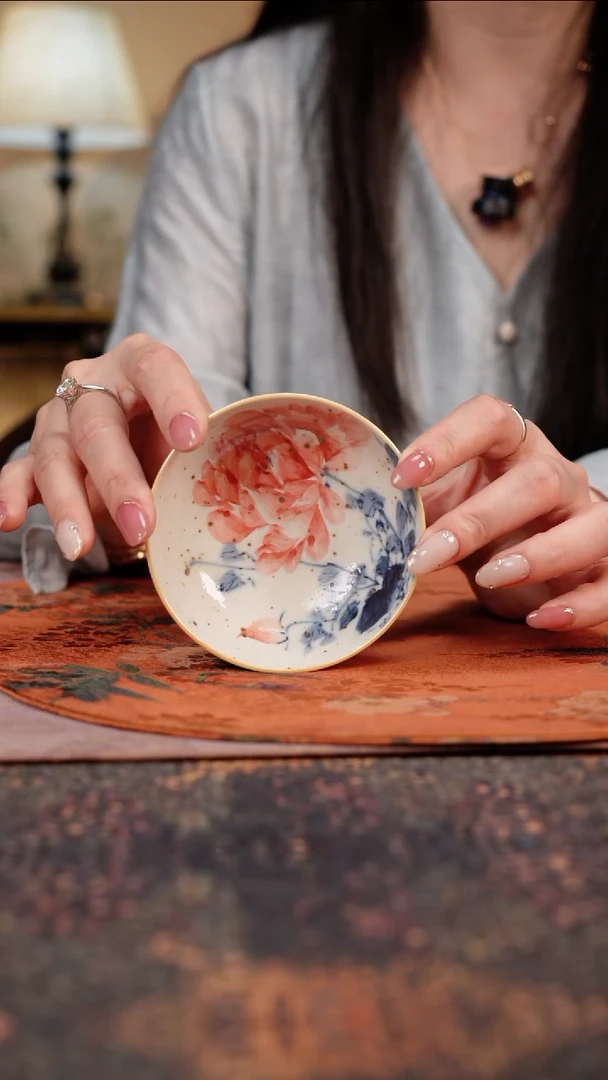 杯景德镇陶瓷杯碗柴烧多人