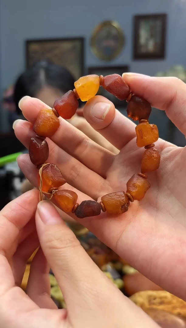手串琥珀未镶嵌手串