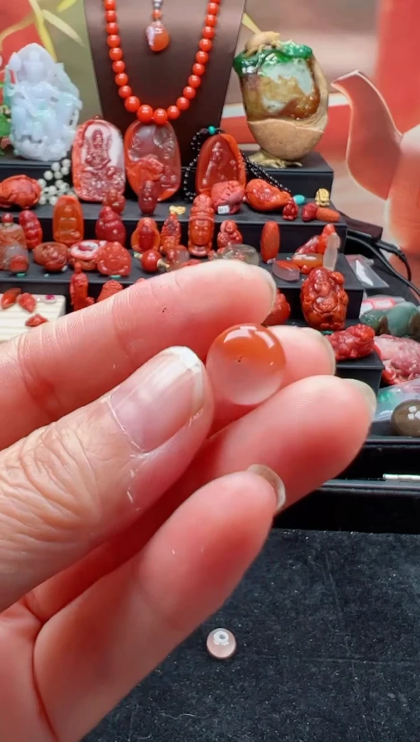 未镶嵌平安扣南红玛瑙疯***6平安扣